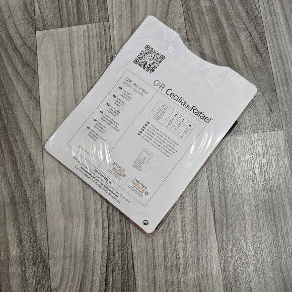 NIP Cecilia De Rafael CDR Monogram Tights Hosiery Size Medium / 3 - Picture 3 of 4